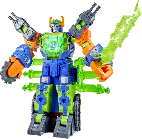 Transformers CYBERWORLD - Juego de batalla Scorponok Strike, juego de figuras de acción de conversión con luces y sonidos, juguetes robot para niños