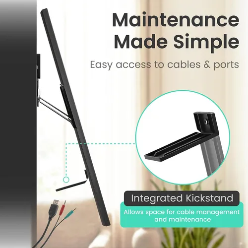 Miniatura 6 de ynVISION.DESIGN - Soporte de pared para TV ultra delgado para la mayoría de televisores de 32 a 65 pulgadas, compatible con televisores de marco
