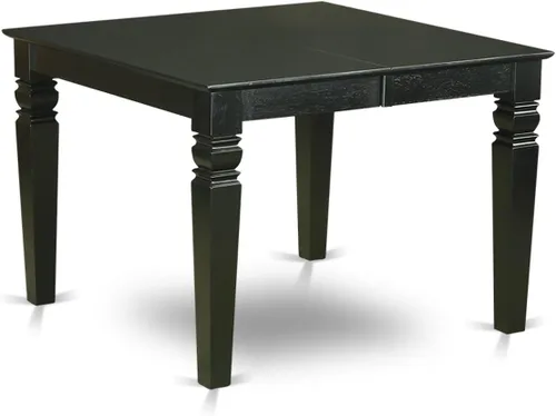 Miniatura 3 de East West Furniture WEGR6D-BLK-W - Juego de mesa de cocina de 6 piezas contiene una mesa de comedor rectangular con hojas de mariposa y 4 sillas