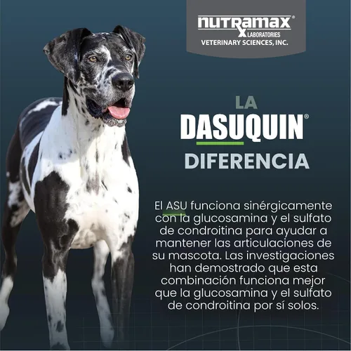 Miniatura 5 de Nutramax Dasuquin para perros grandes, suplemento de salud articular, contiene glucosamina para perros, además de condroitina, ASU y más, apoya