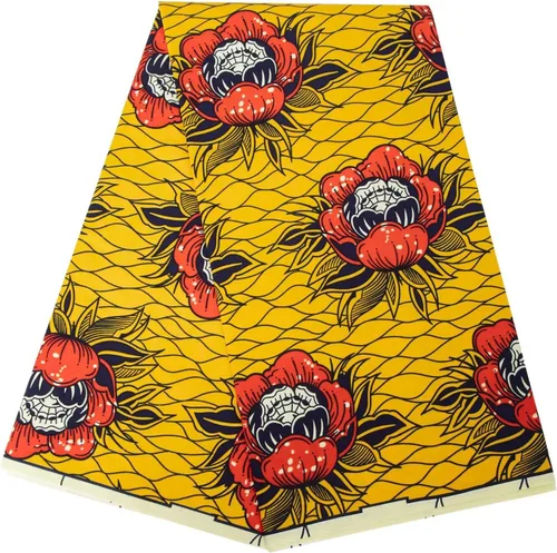 Miniatura 20 de HollandaisWax Tela africana 6 yarda impresa tela africana Ankara tela de cera para vestido de fiesta 6681NEWa