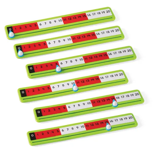 Miniatura 4 de hand2mind Number Path Rekenrek, juguete para contar ábaco, juguetes educativos para niños de primaria, suministros para profesores para aula