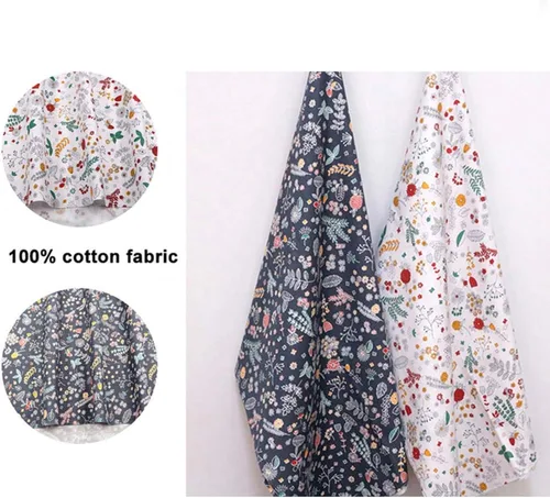 Miniatura 3 de 8 paquetes de tela floral para cuartos, tela precortada para costura, 18 x 22 pulgadas multi