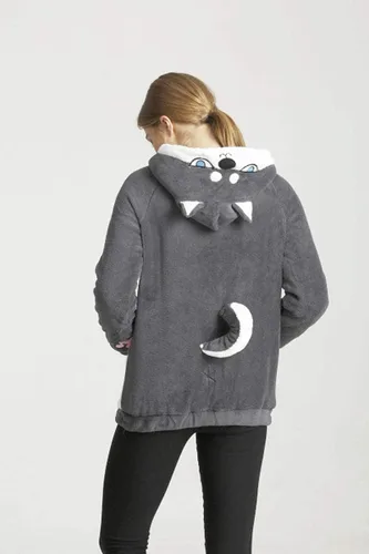 Miniatura 17 de Coriresha - Sudadera con capucha para niños, estilo perro, con orejas de perro en 3D y cola de perro, manga larga