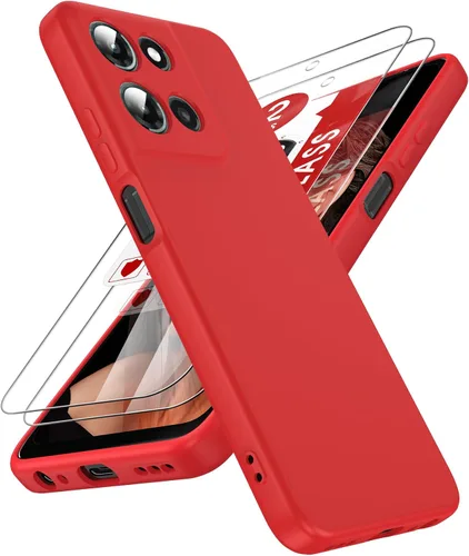 Miniatura 70 de LeYi Funda para Motorola Moto G Play 4G 2024: Funda para Moto G Play 4G 2024 con funda delgada y antiarañazos, silicona líquida a prueba de golpes