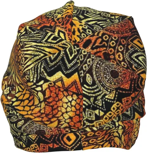 Miniatura 37 de Gorro africano holgado para adultos, tejido elástico, de calavera, gorro de invierno para exteriores para mujeres y hombres