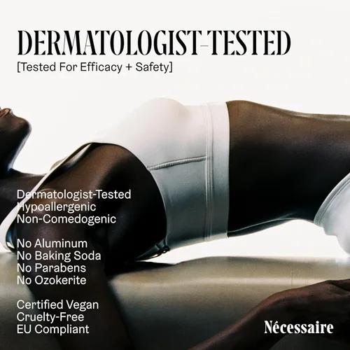 Miniatura 4 de Nécessaire The Deodorant - Sin fragancia, desodorante natural sin aluminio para mujeres y hombres. Tratamiento extra fuerte con ácido mandélico.