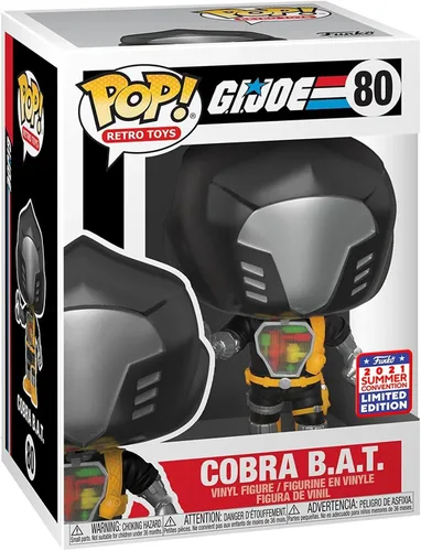 Miniatura 4 de Funko GI Joe Pop! Retro Toys Cobra B.A.T. Figura de vinilo exclusiva #80