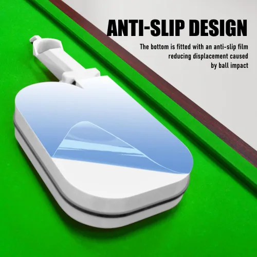Miniatura 5 de Estante de bolas de piscina de precisión: herramienta de entrenamiento de billar impresa en 3D para una práctica consistente, crea triángulo Blanco