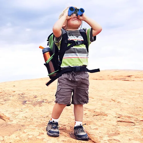 Miniatura 6 de ESSENSON - Binoculos para niños, juguetes, regalos para niños de 3 a 12 años, niños o niñas, telescopio para niños, juguetes al aire libre para Azul