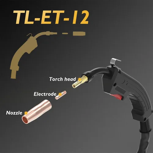 Miniatura 2 de Pistola de soldadura MIG 135AMP 8.2 pies (8.2 ft) para pistola de soldadura TOOLIOM TL-135M 110V