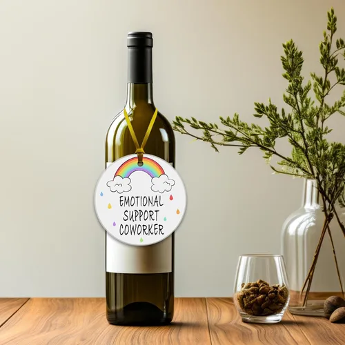 Miniatura 5 de REWIDPARTY Divertidos regalos para compañeros de trabajo para mujeres, recuerdo de placa de cerámica de apoyo emocional, regalos de cumpleaños