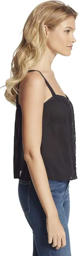 Miniatura 2 de Jessica Simpson Blusa de encaje Albi Pintuck Cami para mujer