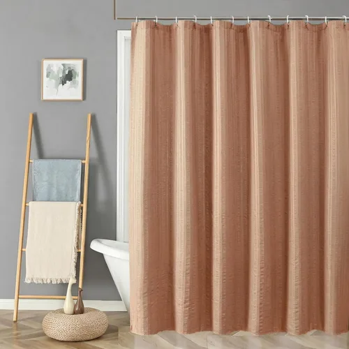 Miniatura 87 de Aiyufeng Moga - Cortina de ducha verde salvia, cortinas de ducha texturizadas en relieve 3D para baño, cortina de baño de tela de poliéster de lujo