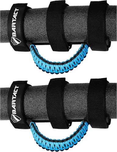 Miniatura 14 de Bartact Asas de agarre de barra antivuelco compatibles con Jeep Wrangler JL, JK, TJ, YJ y Jeep Gladiator 1955-2023 hebilla de metal mejorada, asas