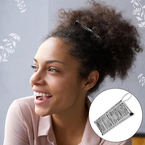 Miniatura 6 de WILLBOND 4 piezas de pinzas para el cabello en forma de plátano para mujeres, grandes y pequeñas, peine vintage, pinzas de estilo, accesorios
