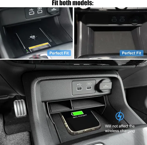 Miniatura 5 de Thenice Organizador para Consola Central de Honda Civic de 11.ª Generación Caddy Caja de Almacenamiento para Guantes Compatible con Honda Civic 2022