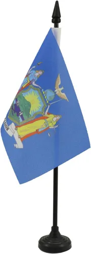 Miniatura 83 de Bandera de mesa de Colorado de 4 x 6 pulgadas, bandera de escritorio del estado de Colorado de EE. UU., 5.9 x 3.9 in, palo y base de plástico negro