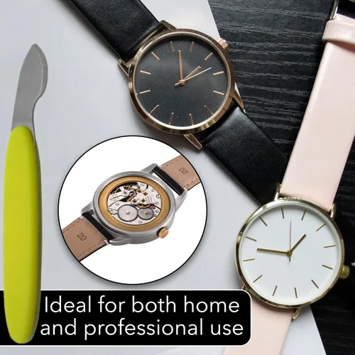 Miniatura 3 de Loopacell Abridor de caja trasera de reloj amarillo - Herramienta de eliminación de cubierta de reloj - Abridor de caja trasera de reloj