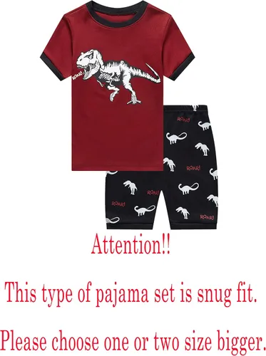 Miniatura 2 de Family Feeling Boys Summer Pajamas Sets Short Sets