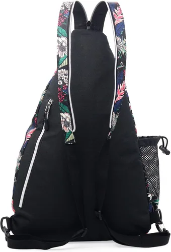 Miniatura 8 de ZOEA Bolsa de pickleball, bolsa deportiva de pickleball para mujeres y hombres, mochila de pickleball ajustable con gancho para cerca, soporte