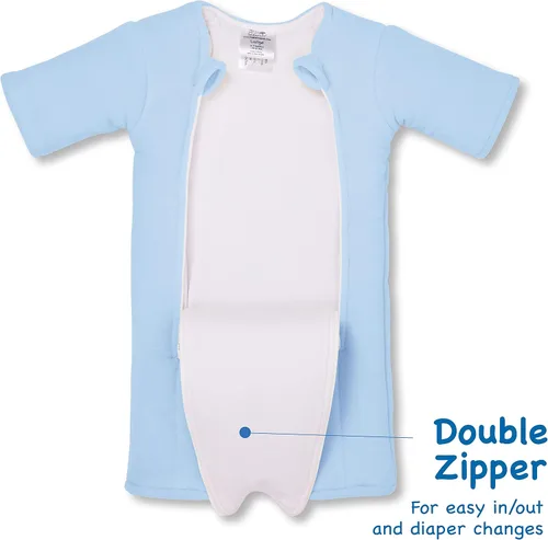 Miniatura 3 de Baby Merlins Magic Sleepsuit - Producto de transición para envolver - Microforro polar