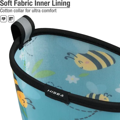 Miniatura 3 de HISEA - Botas impermeables de mujer para la lluvia botas de jardín a media pantorrilla para mujer
