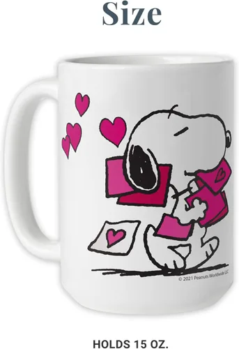 Miniatura 5 de Let's Make Memories Taza de Café Personalizada Oficial de PEANUTS - Relleno de Media Navideña de Vacaciones - Taza de Café Personalizada - Love From