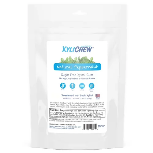 Miniatura 11 de Xylichew - Botes de goma de mascar 100% xilitol, sin OMG, gluten, aspartame y goma sin azúcar, cuidado bucal natural, alivia el mal aliento