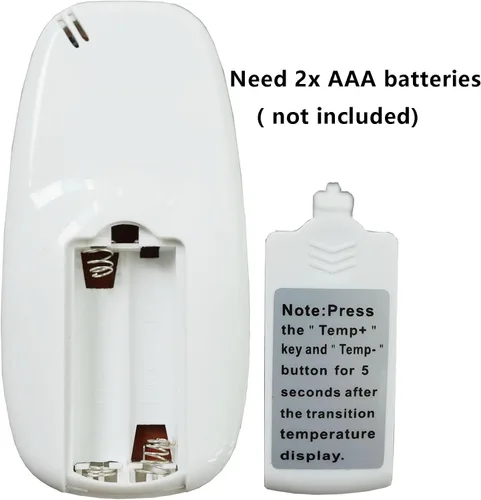 Miniatura 4 de Mando a distancia de repuesto compatible con Keystone Midea Indurama aire acondicionado remoto R09B/BGCE R09/BGCE RG09E/BGCEU1 R09D/BGCE