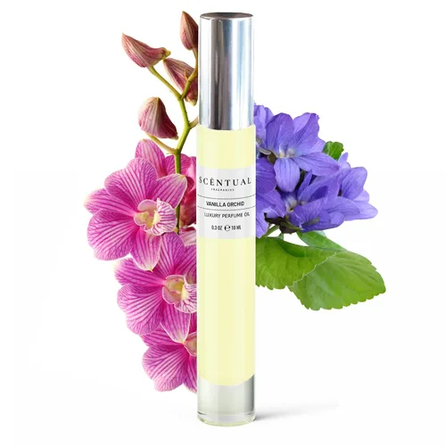 Miniatura 12 de Scentual Fragrances, Aceite de perfume de lujo, ultra concentrado para mujer, aceite de fragancia roll-on de larga duración, mini perfume de viaje