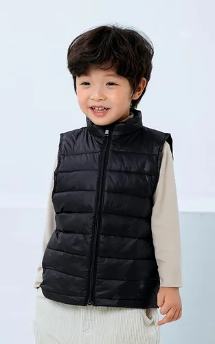Miniatura 4 de Down Puffer Vest for Boy Girls Lightweight Water-Resistant Winter Jacket Outwear Kids Fall Sleeveless Coats