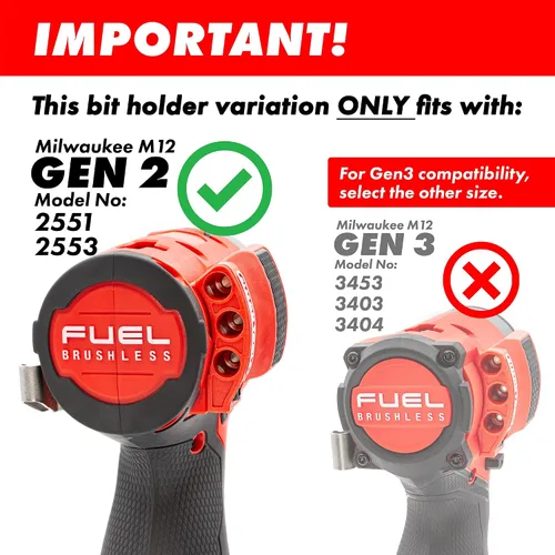 Miniatura 2 de Simon Tools Portabrocas Magnético para Controlador de Impacto y Taladro Milwaukee M12 - Portabrocas Milwaukee para M12
