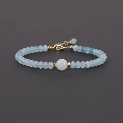 Miniatura 3 de COAI Pulsera simple de cristal curativo con cuentas para mujer
