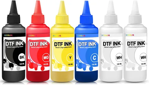 Miniatura 11 de Tinta DTF 1000ML Tinta blanca Premium Base de agua de inyección de tinta digital recarga para impresoras directas a película con cabezal de TINTA