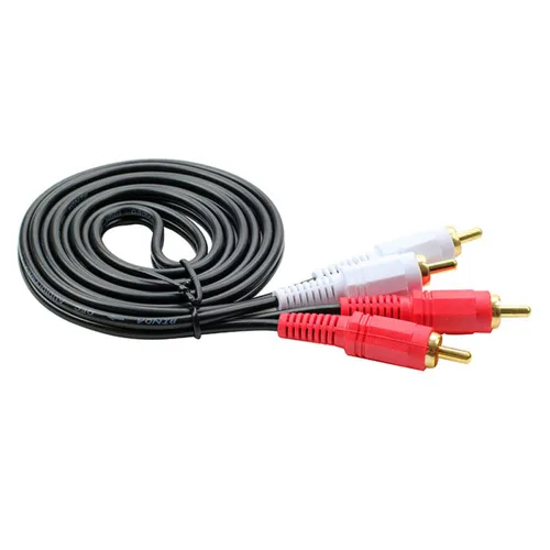 Miniatura 4 de Cable divisor de audio RCA macho a 2 RCA macho a 2 RCA macho, cable divisor de audio RCA, adecuado para caja de TV de sonido DVD, 4.9 ft