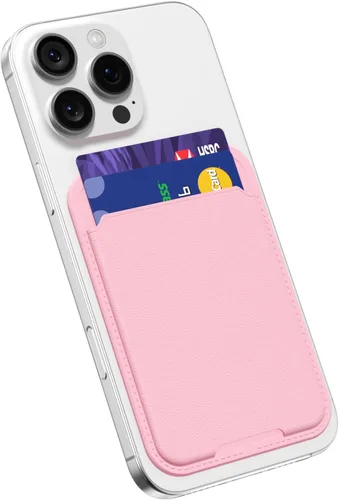 Miniatura 15 de oakxco Billetera para teléfono adhesiva, delgada y delgada con adhesivo para tarjetas de crédito, bolsillo trasero del teléfono, funda de plástico