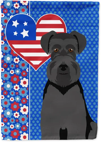 Miniatura 261 de Caroline's Treasures WDK5119GF - Bandera de jardín americana de Airedale Terrier de Estados Unidos, color negro y tostado, bandera decorativa