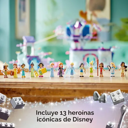 Miniatura 6 de LEGO Disney La casa en el árbol encantada construible de 2 niveles con 13 mini-muñecas de princesas incluyendo a Jasmine, Elsa y Moana, regalo