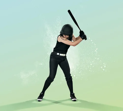 Miniatura 3 de RIP-IT Pantalones profesionales de softball elásticos de 4 vías, para mujer.