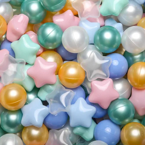 Miniatura 21 de GOGOSO Bolas para corral de bolas para niños pequeños sin ftalatos, sin BPA, no tóxicas, a prueba de aplastamiento, de plástico suave, bolas