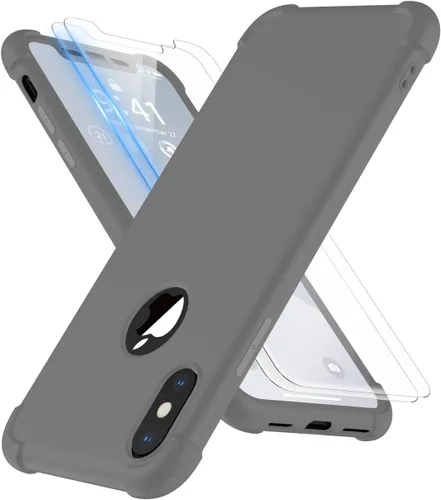 Miniatura 20 de ORETECH Funda para iPhone XR, con [2 x Protectores de Pantalla] [Prueba de Caídas de Grado Militar de 10 Pies] [Protección de Cámara] 360° A Prueba