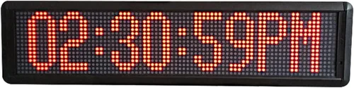 Miniatura 10 de Protable Gym Timer Led Control remoto Información Texto LED Displ-ay Board p7.62 Interior programable Información Rolling Sign Board Outdoor Digital