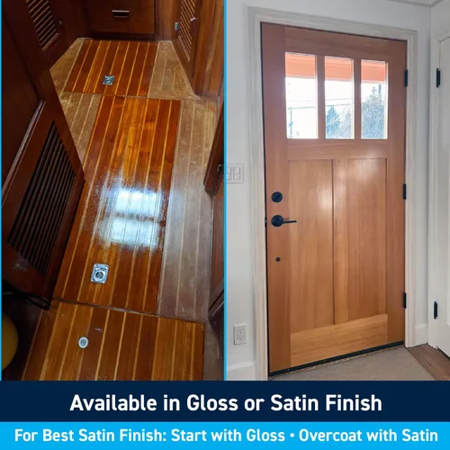 Miniatura 5 de TotalBoat Gleam Marine Spar - Barniz brillante y satinado para madera, barcos y muebles de exterior (brillo, dos pintas)