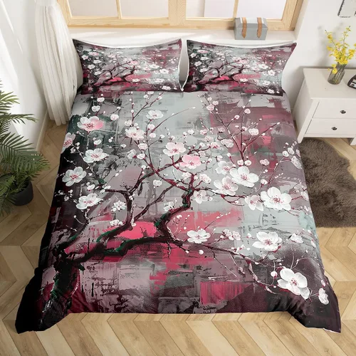 Miniatura 20 de Funda de edredón de gatos negros y blancos, juego de ropa de cama verde para niños, bonita funda de edredón de gatos para decoración de habitación