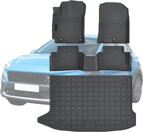 Miniatura 25 de Revestimientos de suelo para Acura ADX y Honda HR-V 2023-2026 TPE 2023-2026 TPE protección para todo tipo de clima, tapetes de primera y 2ª fila