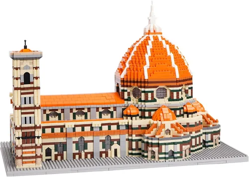 Miniatura 12 de Juego de bloques de construcción micro de Louvre de arquitectura, 3377 piezas de fama mundial modelo arquitectónico, juguetes educativos ladrillos