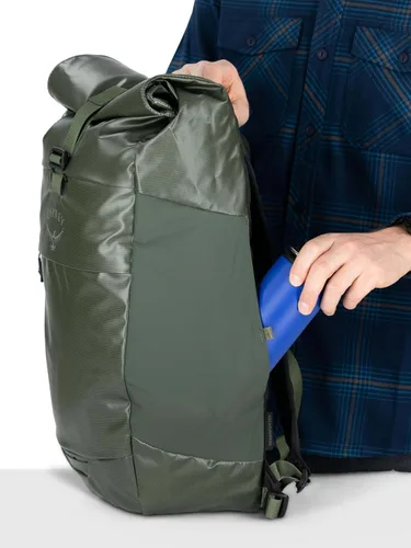 Miniatura 11 de Osprey Mochila para portátil Transporter con tapa enrollable, color azul Venturi Venturi Azul