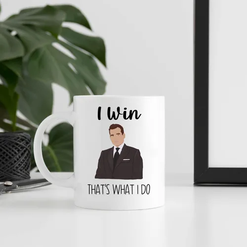 Miniatura 2 de I Win. That's What I Do. / Café/té/taza/divertido/serie/regalo/novia/marido/esposa/compañero de trabajo (11 o 15 onzas) (11 onzas)