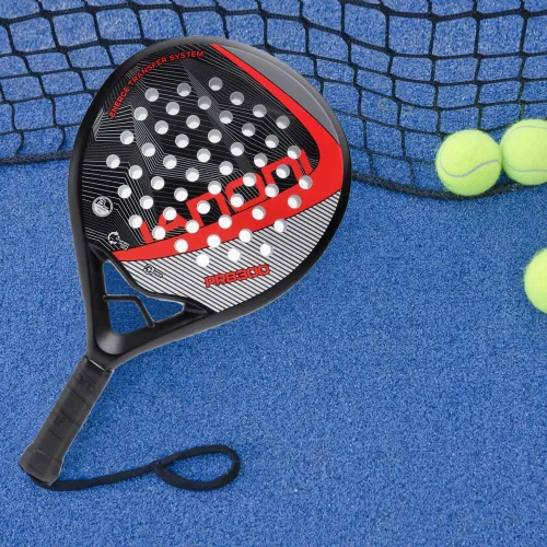 Miniatura 6 de IANONI Raqueta de pádel de fibra de carbono con superficie de EVA con núcleo de espuma flexible Palas de tenis de pádel Raqueta de tenis de playa